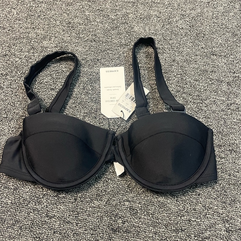 Express Underwire bikini top black size XS NWT